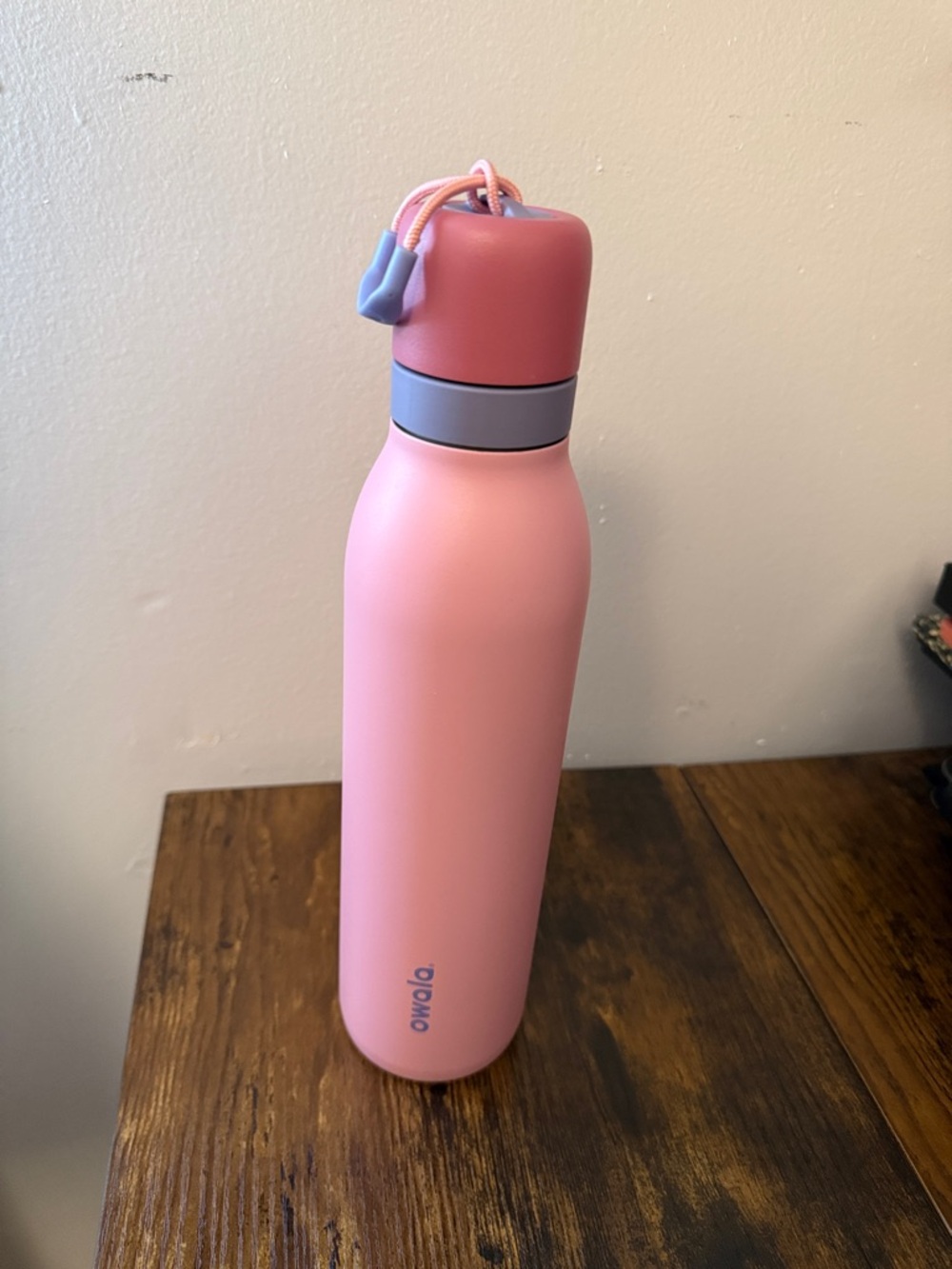 owalo Pink Insulated Stainless Steel Water Bottle